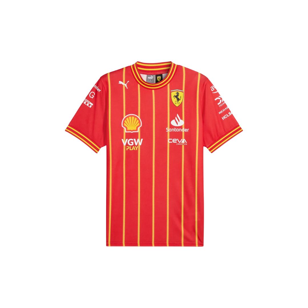 Scuderia Ferrari Jersey de Futbol Carlos Sainz Jr. 2024