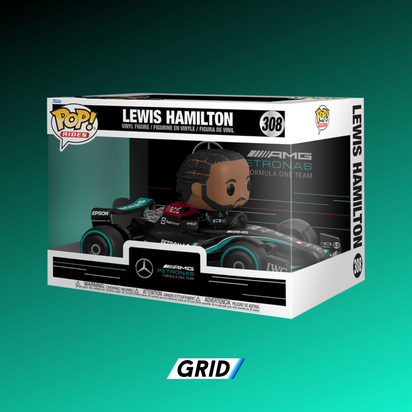 Funko Pop Ride Super Deluxe: F1 Lewis Hamilton