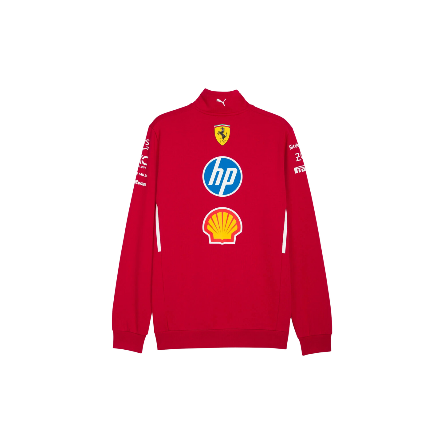 Sudadera 1/2 cremallera de equipo Scuderia Ferrari 2025