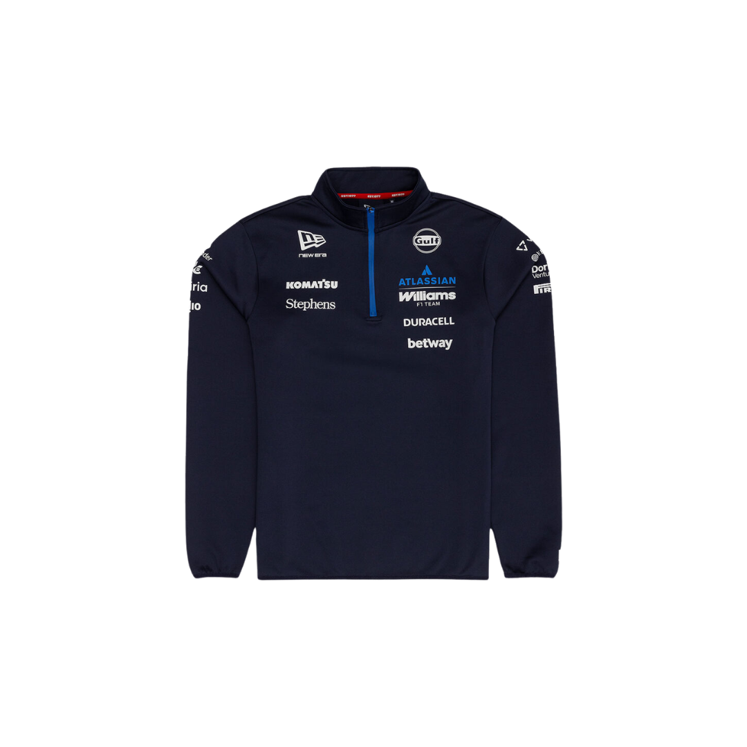 Williams F1 Sudadera Cierre 1/4 de Equipo 2026